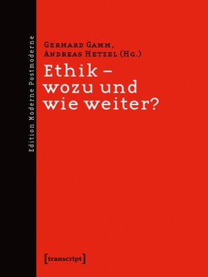 cover image of Ethik--wozu und wie weiter?